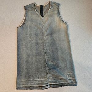 Rick Owens Drkshw denim vest,  never worn.